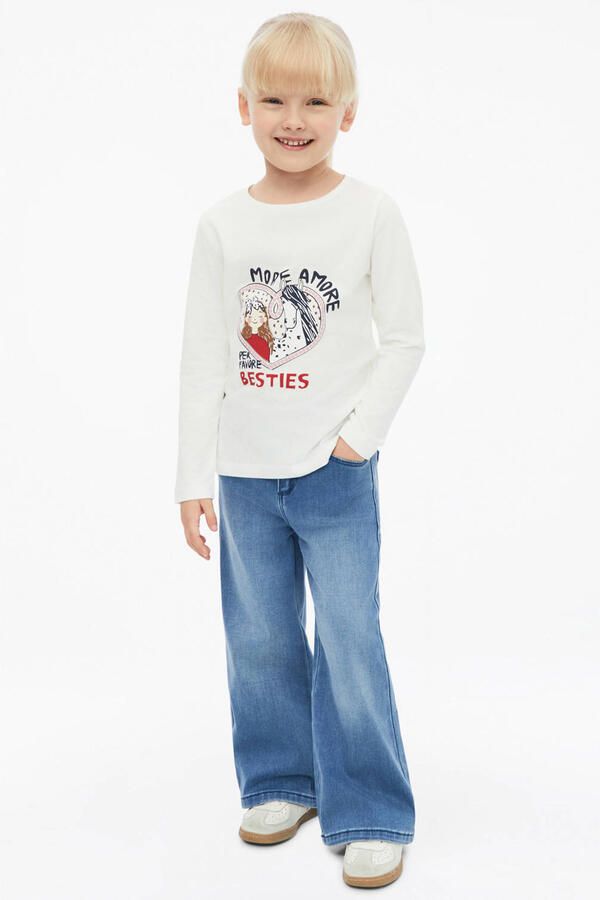 S.Oliver longsleeve met print wit - Foto 2