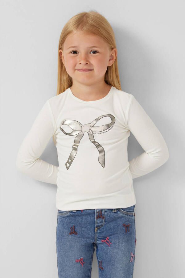 S.Oliver RED LABEL Regular fit shirt met lange mouwen van katoenmix