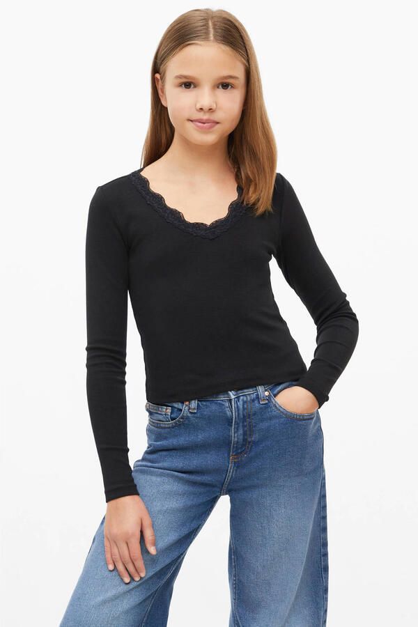 S.Oliver longsleeve zwart