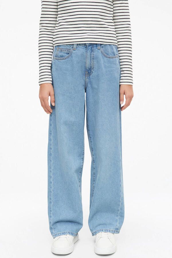 S.Oliver loose fit jeans lichtblauw