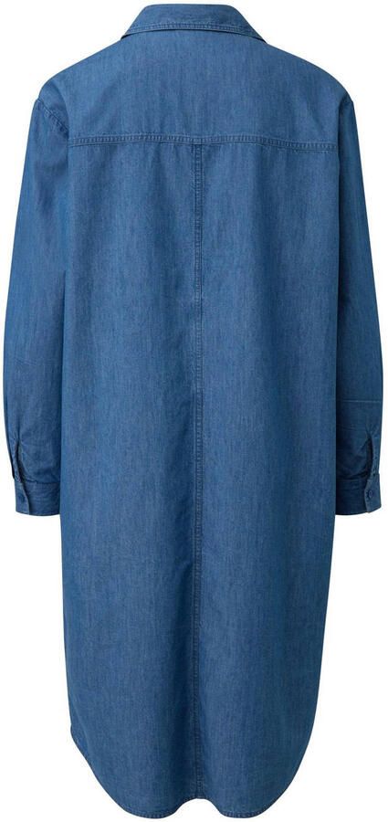 S.Oliver RED LABEL Relaxed fit jeansjurk van zuiver katoen met opgestikte zak - Foto 3