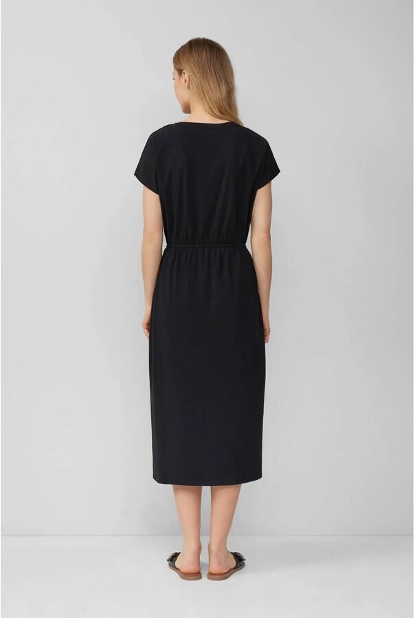 S.Oliver RED LABEL Relaxed fit midi-jurk van katoen met stretch