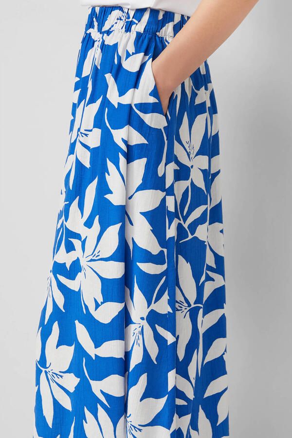 S.Oliver RED LABEL relaxed fit uitlopende midi-rok van viscosemix - Foto 2