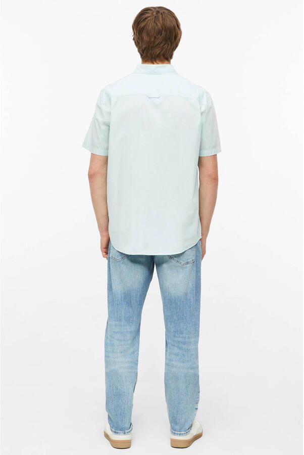 S.Oliver modal regular fit overhemd turquoise - Foto 3