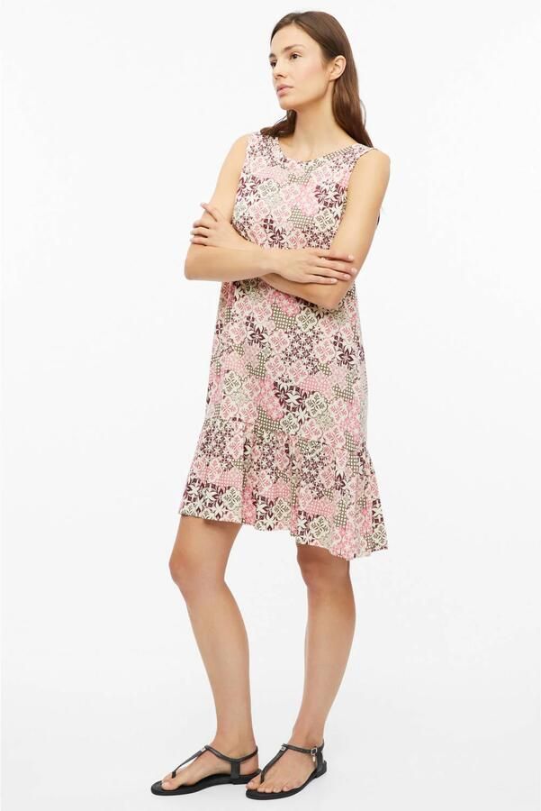 S.Oliver RED LABEL relaxed fit vrijetijdsjurk van mix van katoen en modal - Foto 3