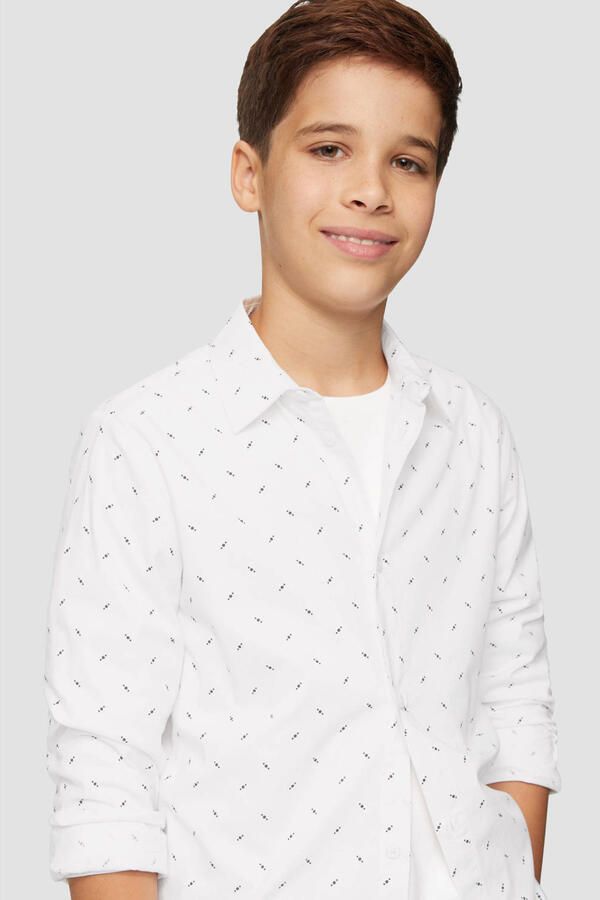 S.Oliver RED LABEL Regular fit overhemd met katoen