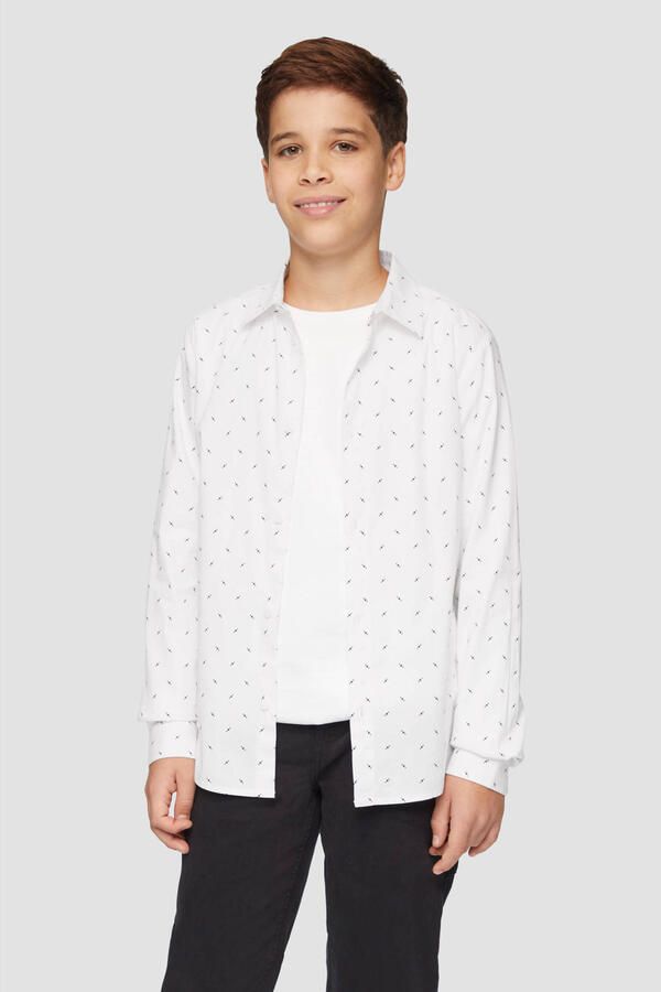 S.Oliver RED LABEL Regular fit overhemd met katoen - Foto 2