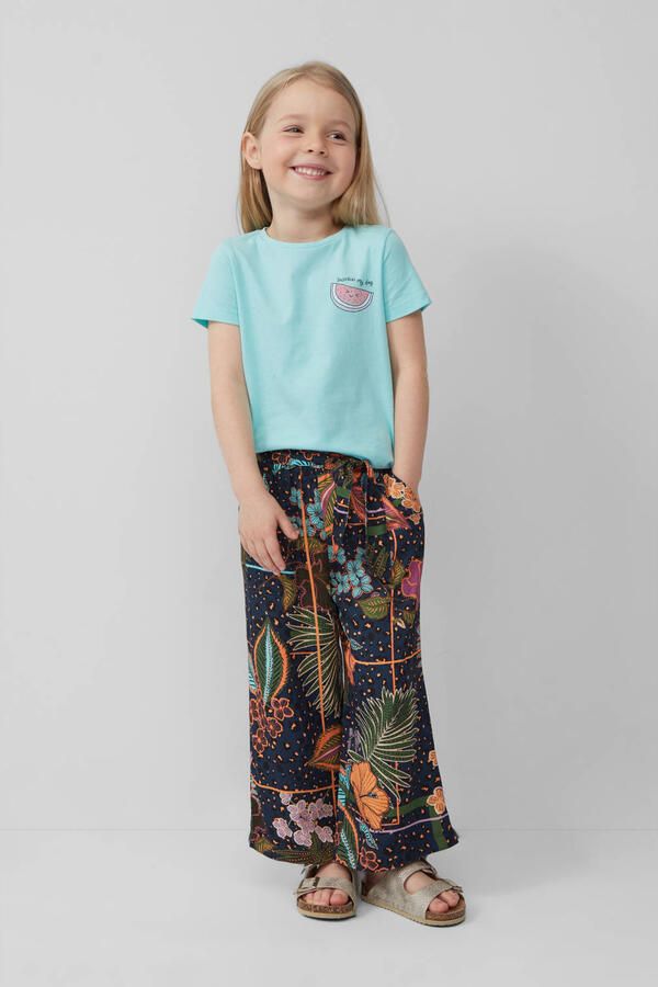 S.Oliver RED LABEL Regular fit wijde broek met strikceintuur