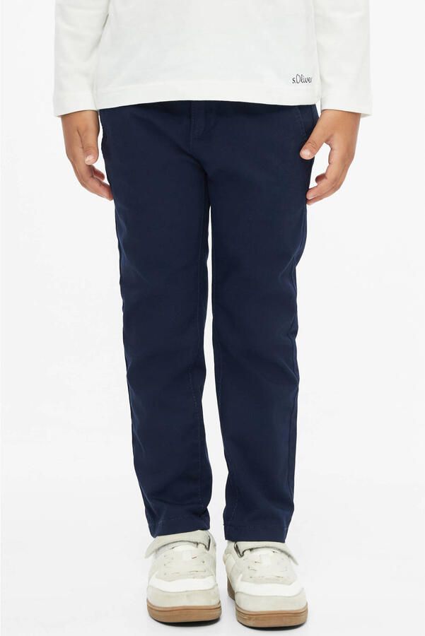 S.Oliver pantalon donkerblauw