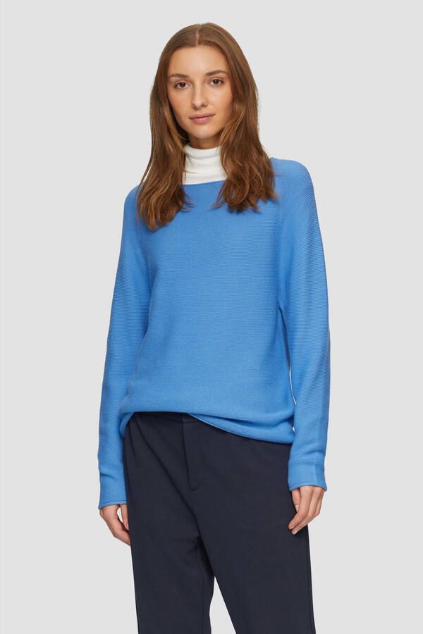 S.Oliver RED LABEL Regular fit gebreide pullover van katoenmix met raglanmouwen