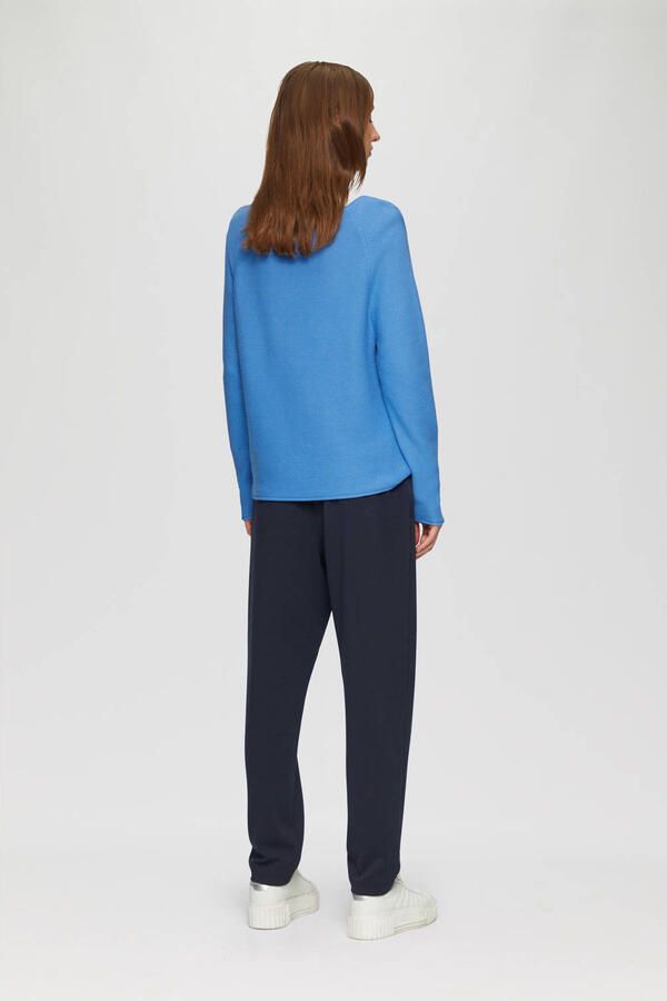 S.Oliver RED LABEL Regular fit gebreide pullover van katoenmix met raglanmouwen - Foto 2