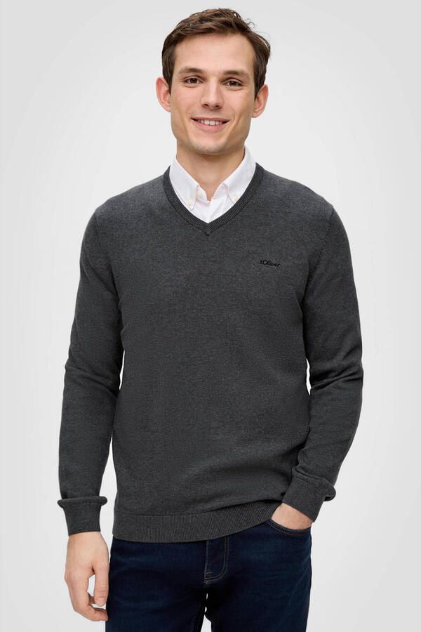 S.Oliver RED LABEL Gebreide pullover met V-hals