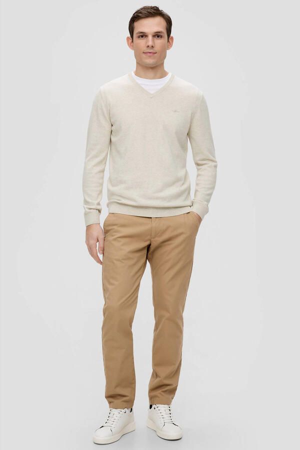 S.Oliver RED LABEL Gebreide pullover met V-hals - Foto 3