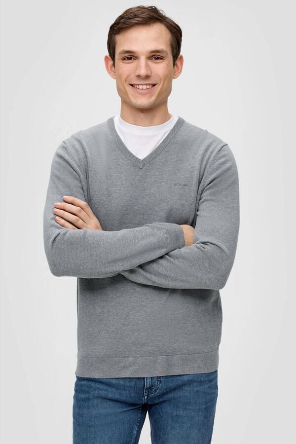 S.Oliver RED LABEL Gebreide pullover met V-hals