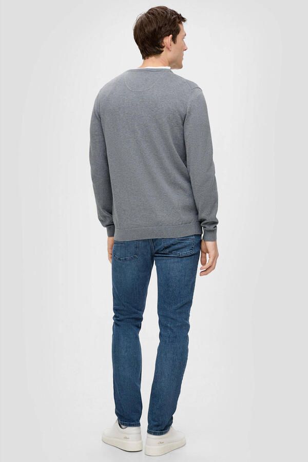S.Oliver RED LABEL Gebreide pullover met V-hals - Foto 3