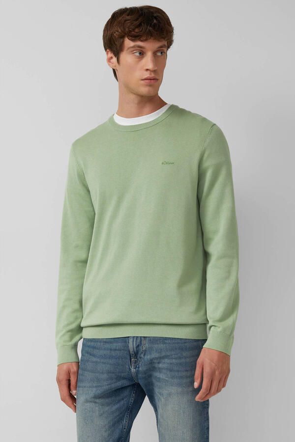 S.Oliver RED LABEL Regular fit pullover van puur katoen