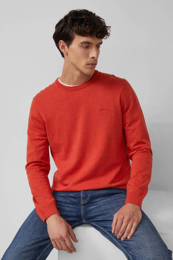 S.Oliver RED LABEL Regular fit pullover van puur katoen - Foto 3