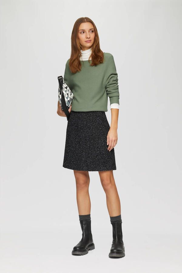 S.Oliver RED LABEL Regular fit gebreide pullover van katoenmix met raglanmouwen