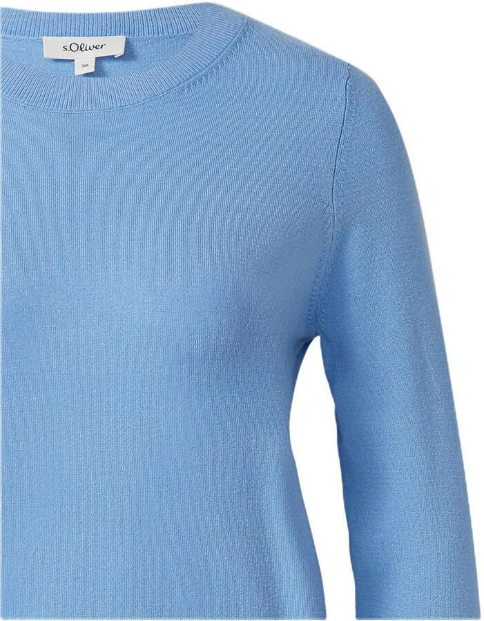 S.Oliver RED LABEL Regular fit gebreide pullover van viscosemix - Foto 2