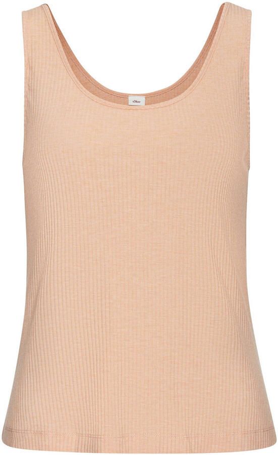 S.Oliver RED LABEL Beachwear Pyjama top elastisch ribmateriaal - Foto 2