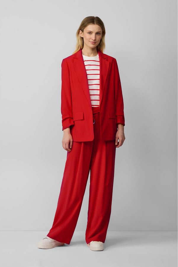 S.Oliver RED LABEL Regular fit blazer met geplooid detail op de mouw