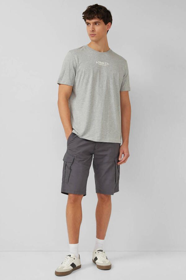 S.Oliver RED LABEL relaxed fit cargoshorts van puur katoen model 'FILE' - Foto 2