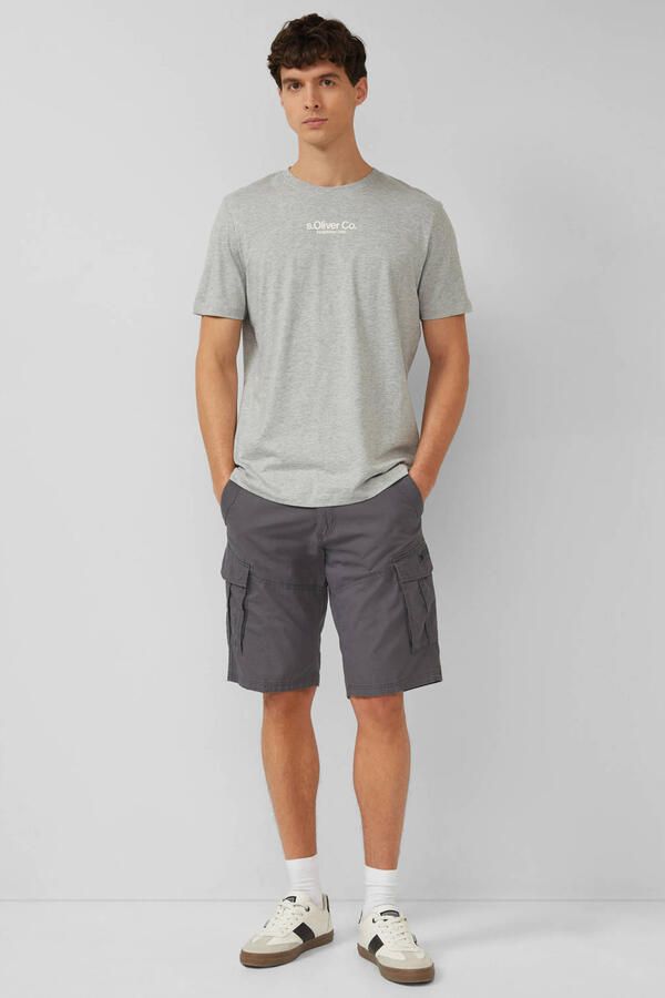 S.Oliver RED LABEL relaxed fit cargoshorts van puur katoen model 'FILE' - Foto 3