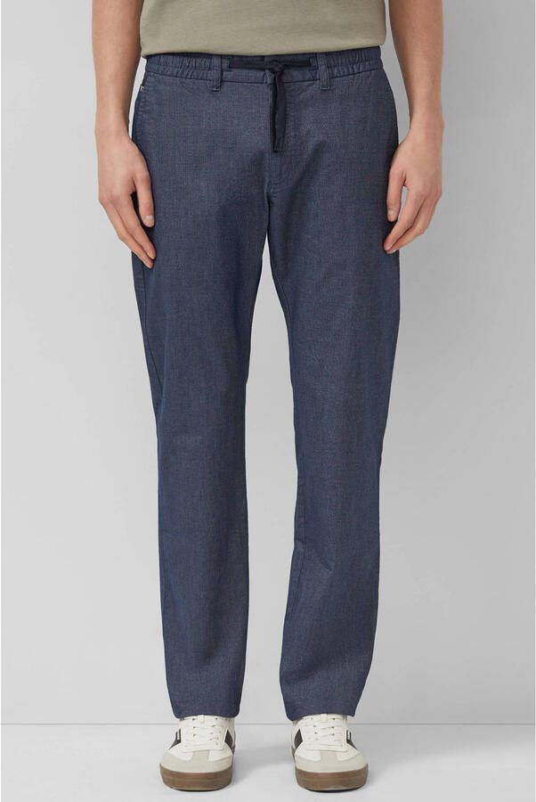 S.Oliver regular casual broek donkerblauw