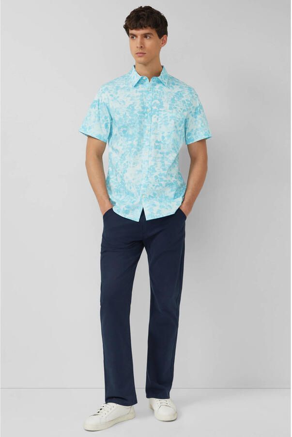 S.Oliver regular casual overhemd blauw - Foto 2