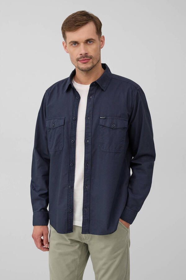 S.Oliver Overhemd met lange mouwen met decoratieve stiksels - Foto 3