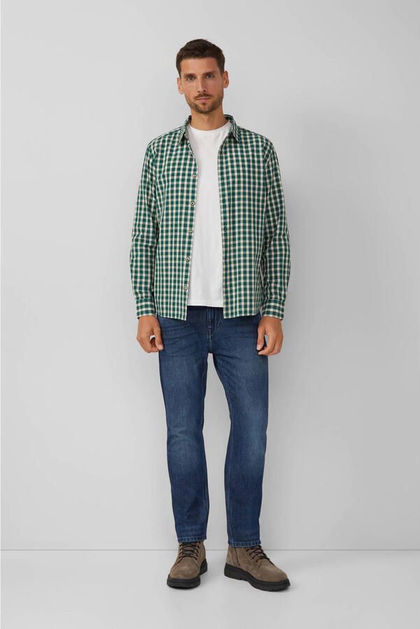 S.Oliver Overhemd met lange mouwen met ruitpatroon - Foto 2