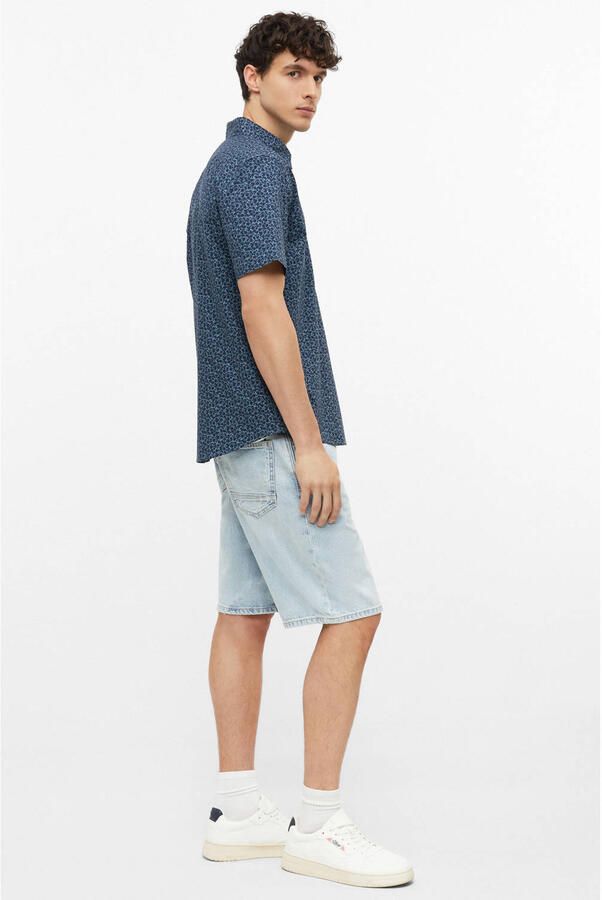 S.Oliver regular fit casual overhemd met print marine - Foto 3