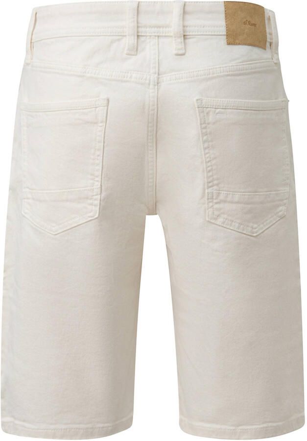 S.Oliver regular fit denim short wit - Foto 2