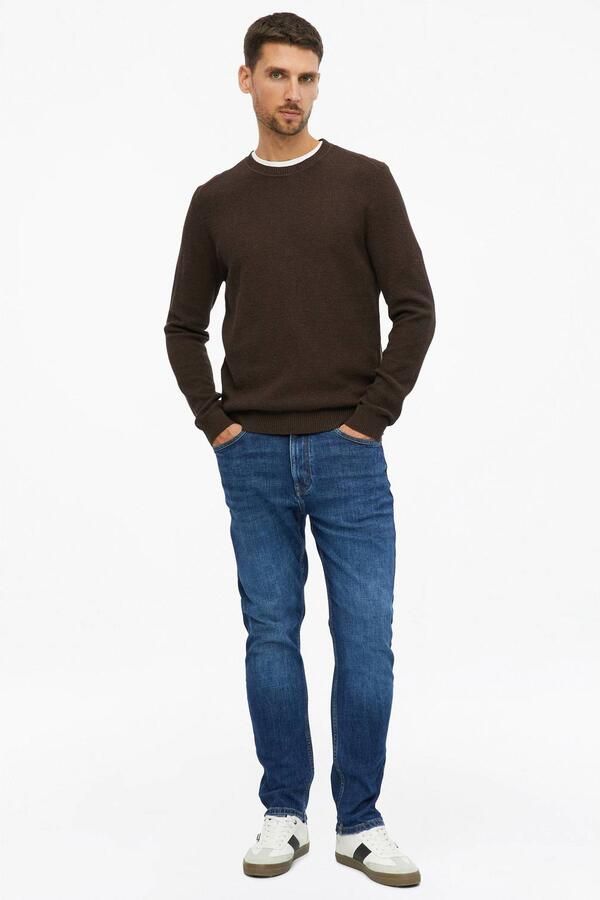 S.Oliver RED LABEL Pullover met structuurbrei-look van pure katoen - Foto 3