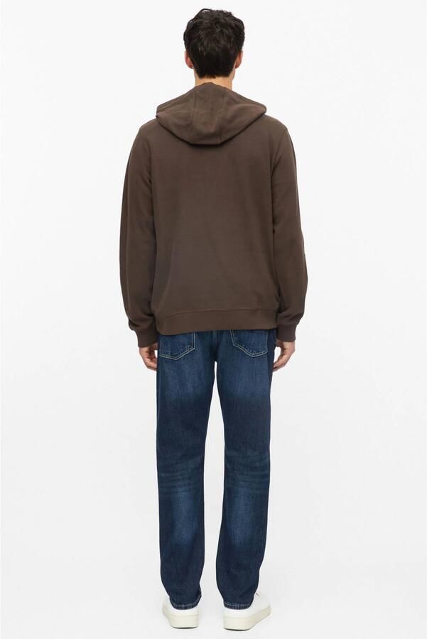 S.Oliver regular fit hoodie donkerbruin - Foto 2