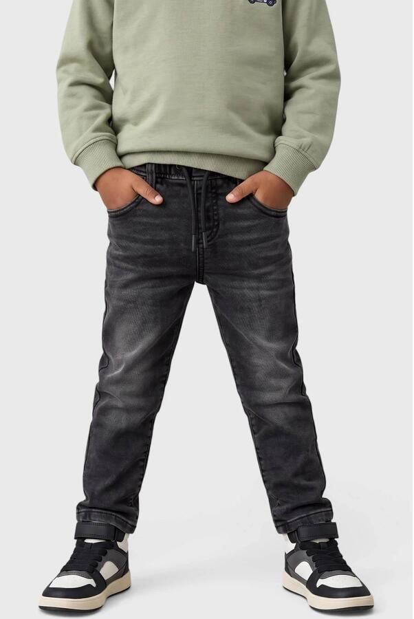 S.Oliver regular fit jeans antraciet Grijs Jongens Katoen Effen
