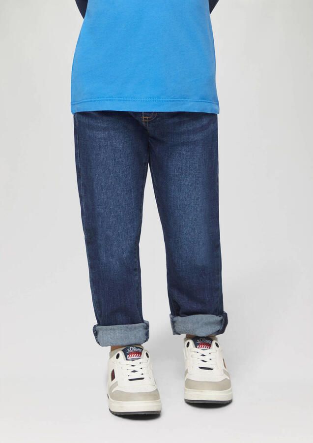 S.Oliver RED LABEL Junior 5-pocket jeans met elastische band en rijgkoord - Foto 2