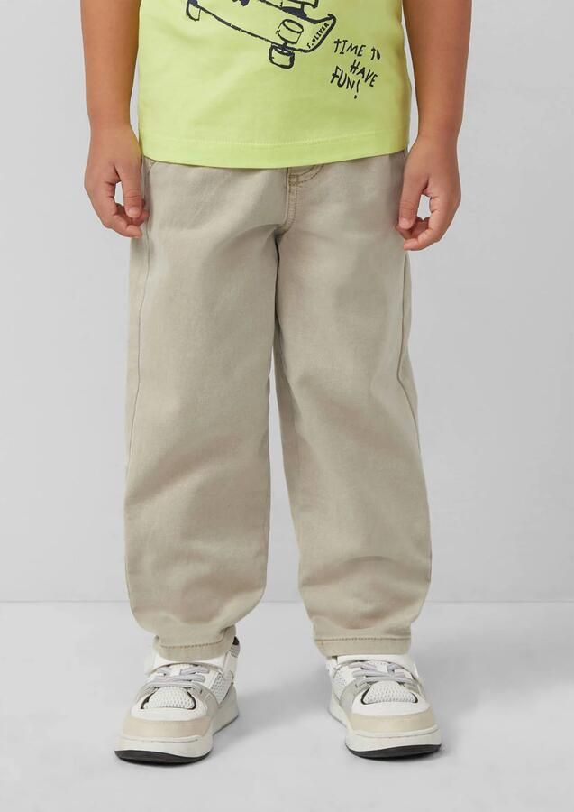 S.Oliver RED LABEL Slim fit chino van katoenmix
