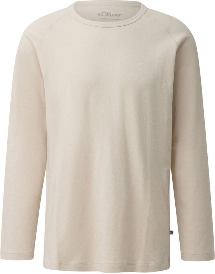 S.Oliver regular fit longsleeve beige