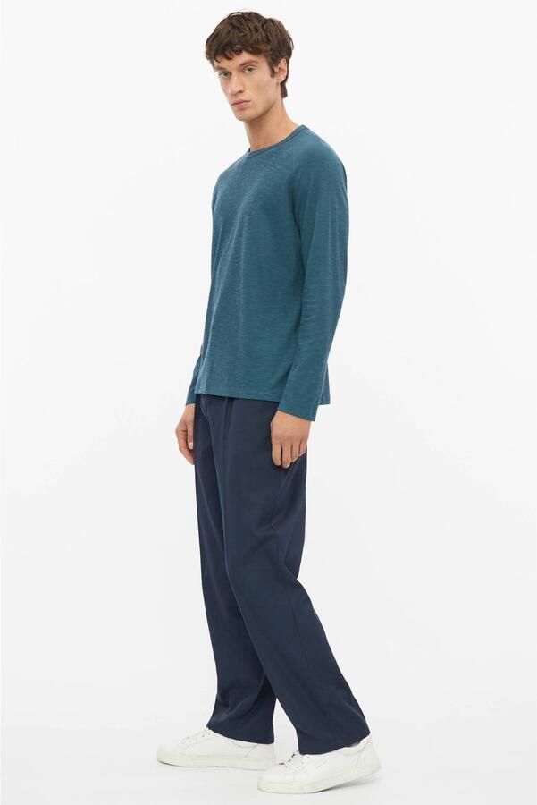 S.Oliver regular fit longsleeve blauw - Foto 3