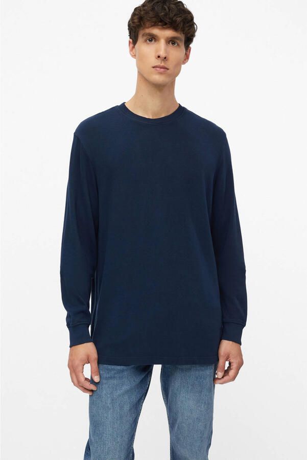 S.Oliver regular fit longsleeve donkerblauw