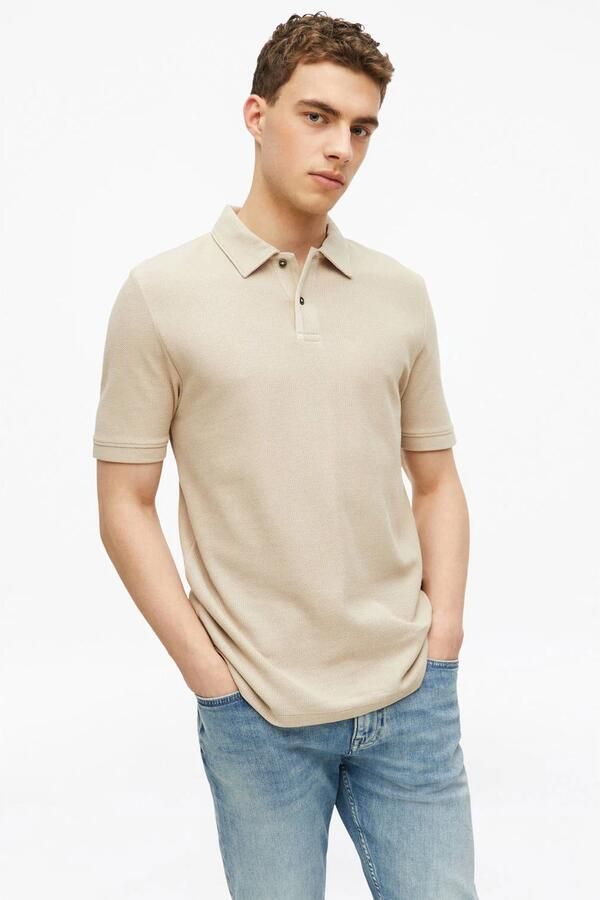 S.Oliver regular fit polo beige