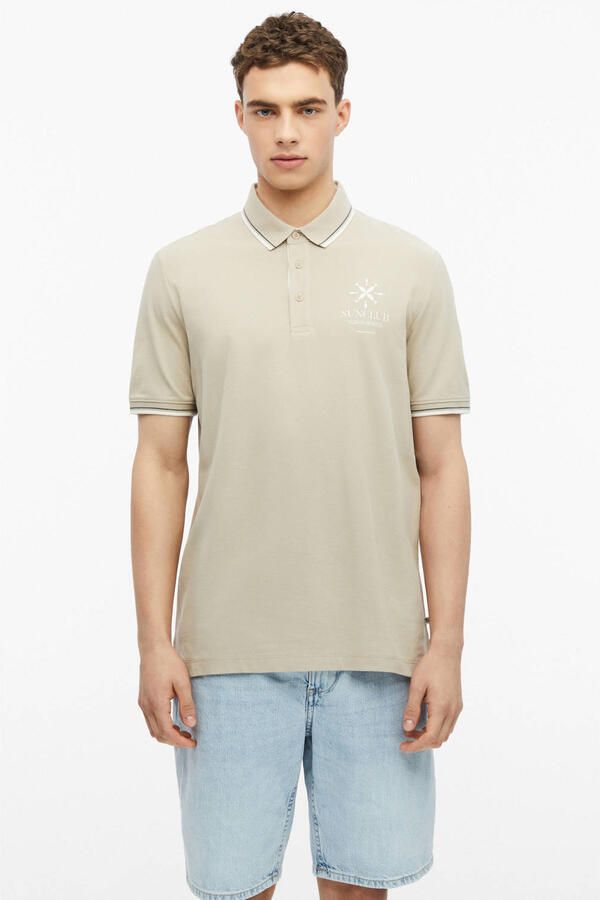 S.Oliver regular fit polo beige
