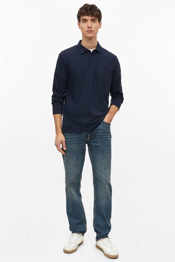 S.Oliver regular fit polo blauwzwart - Foto 2