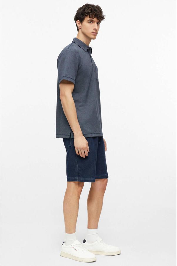 S.Oliver regular fit polo marineblauw - Foto 3