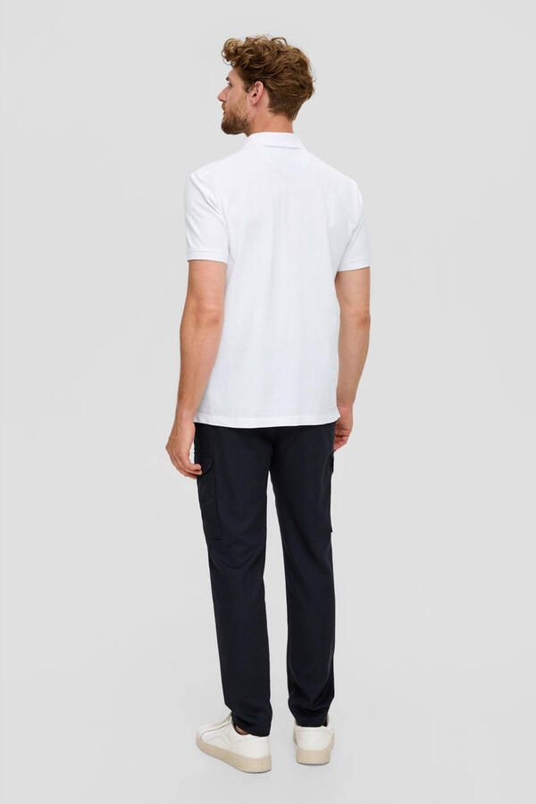 S.Oliver RED LABEL Poloshirt met labeldetail - Foto 2