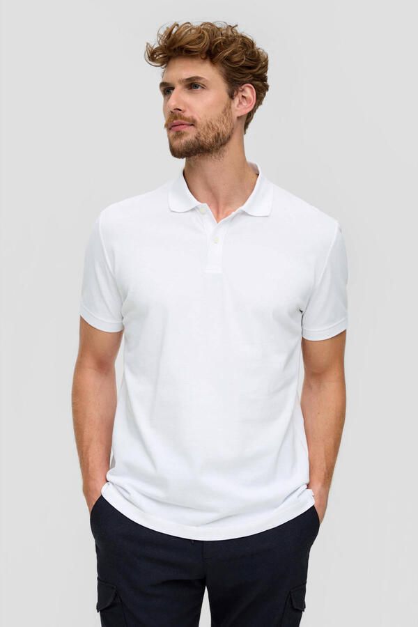 S.Oliver RED LABEL Poloshirt met labeldetail