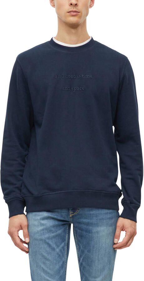 S.Oliver regular fit sweater blauwzwart