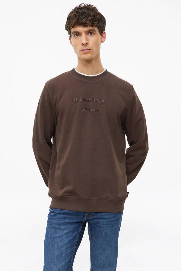 S.Oliver regular fit sweater bruin