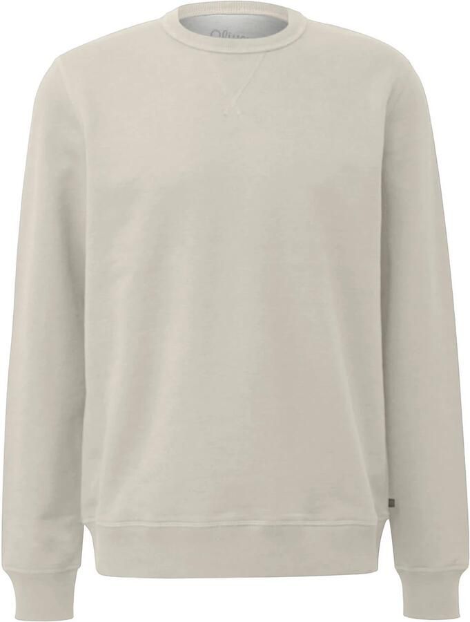 S.Oliver regular fit sweater lichtgrijs